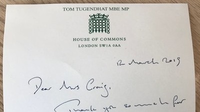 MP response