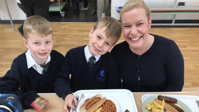 Year 2 lunch with parents